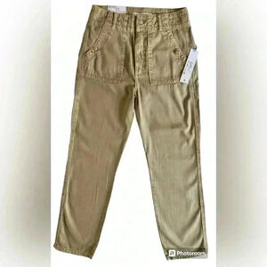 Joe’s high rise vintage straight ankle. Utility pant
